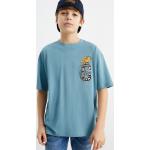 C&A Garfield Kurzarmshirt, Blau, Größe: 152