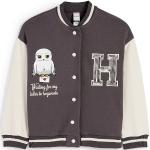 Schwarze Bestickte C&A Harry Potter College Jacken für Kinder & Baseball Jacken für Kinder mit Pailletten Größe 164 