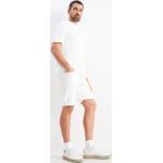 Weiße C&A Jeans-Shorts aus Denim für Herren für den für den Sommer 