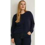 Blaue C&A Kaschmir-Pullover aus Kaschmir für Damen Größe XL für den für den Herbst 
