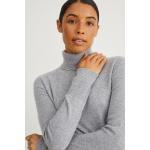 Orange C&A Rollkragen Kaschmir-Pullover aus Wolle für Damen Größe L 