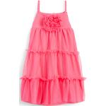 Pinke Geflochtene C&A Spaghettiträger Kleider für Kinder aus Jersey Größe 128 