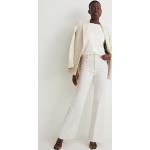 Reduzierte Weiße Loose Fit C&A Baggy Jeans & Loose Fit Jeans aus Denim für Damen Größe XS 