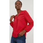 Rote C&A Tunika-Blusen aus Polyester für Damen Größe S 