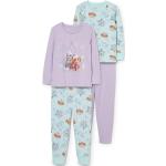 Türkise C&A PAW Patrol Kinderschlafanzüge & Kinderpyjamas aus Jersey für Mädchen Größe 128 4-teilig 