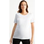 Weiße C&A XL Umstands-T-Shirts aus Jersey für Damen Größe XL 