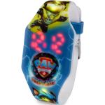 Blaue PAW Patrol Kinderarmbanduhren aus Silikon mit Digital-Zifferblatt mit Hintergrundbeleuchtung mit Kunststoff-Uhrenglas mit Silikonarmband 