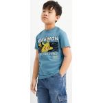 Blaue Kurzärmelige C&A Pokemon Kinderoberteile aus Jersey für Jungen Größe 152 