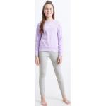 Lila C&A Kinderschlafanzüge & Kinderpyjamas aus Jersey für Mädchen Größe 164 2-teilig 