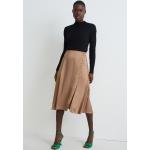 Braune C&A Slip Skirts & Satinröcke mit Reißverschluss aus Satin für Damen Größe M 