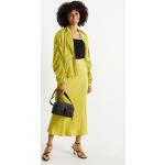 Gelbe C&A Slip Skirts & Satinröcke aus Satin für Damen Größe S 