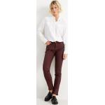 Reduzierte Rote C&A Slim Fit Jeans aus Denim für Damen Größe M 