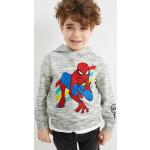 Graue C&A Spiderman Kinderhoodies & Kapuzenpullover für Kinder für Jungen Größe 98 