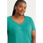Reduzierte Grüne C&A T-Shirts für Damen Größe L 
