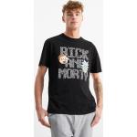 Schwarze C&A Rick and Morty T-Shirts aus Jersey für Herren Größe L 