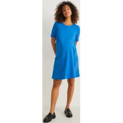 C&A Umstands T Shirt Kleid, Blau, Größe: S