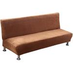 Kamelbraune Moderne Sofabezüge 3 Sitzer aus Samt maschinenwaschbar 