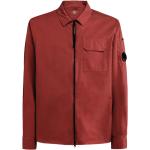 Reduzierte Rote Casual C.P. COMPANY Hemden mit Reißverschluss mit Reißverschluss aus Baumwolle für Herren Größe L 