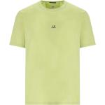 Reduzierte Hellgrüne C.P. COMPANY T-Shirts aus Jersey für Herren Größe L 