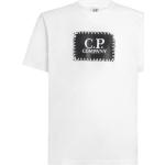 Reduzierte Weiße Motiv C.P. COMPANY T-Shirts aus Jersey für Herren Größe XL 