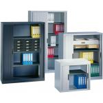 Anthrazitfarbene CP Büroschränke & Home Office Schränke lackiert Breite 100-150cm, Höhe 100-150cm, Tiefe 100-150cm 