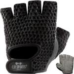 C.P. Sports Klassik Fitness Handschuhe, schwarz - anthrazit, Größe XL