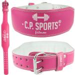 C.P. Sports Leder Gewichthebergürtel für Damen, pink, Größe L