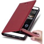 Rote Huawei P8 Cases Art: Flip Cases aus Kunstleder 