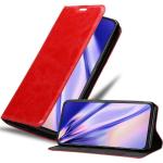 Rote Cadorabo Nokia 8.1 Plus Hüllen Art: Flip Cases aus Kunstleder 
