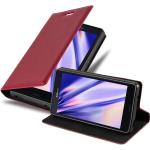 Rote Sony Xperia Z3 Compact Cases Art: Flip Cases aus Kunstleder 