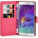 Rote Samsung Galaxy Note 4 Cases Art: Flip Cases aus Kunstleder 