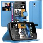 Blaue HTC Desire 500 Cases Art: Flip Cases 