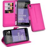 Pinke HTC Desire 816 Cases Art: Flip Cases aus Kunstleder 