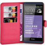 Rote HTC Desire 816 Cases Art: Flip Cases aus Kunstleder 