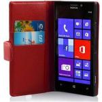 Rote Nokia Lumia 925 Cases aus Kunstleder 