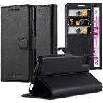Schwarze Cadorabo HTC Desire 825 Cases Art: Flip Cases mit Bildern mit Knopf aus Kunstleder 
