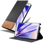 Schwarze Cadorabo Samsung Galaxy Note Edge Cases Art: Flip Cases aus Kunstleder 