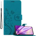 Blaue Cadorabo Huawei P Smart Cases 2021 Art: Flip Cases aus Kunstleder 