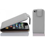 Weiße Cadorabo iPhone 5C Cases Art: Flip Cases aus Kunststoff 