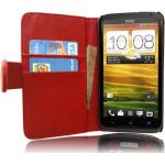 Rote Cadorabo HTC One X Cases Art: Flip Cases 