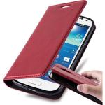 Rote Cadorabo Samsung Galaxy S4 Mini Cases Art: Flip Cases aus Kunststoff mini 