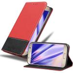 Schwarze Cadorabo Samsung Galaxy S7 Hüllen Art: Flip Cases aus Kunststoff 