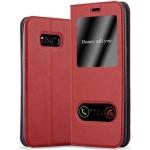 Rote Cadorabo Samsung Galaxy S8 Cases Art: Flip Cases aus Kunstleder 