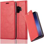 Rote Cadorabo Samsung Galaxy S9 Hüllen Art: Flip Cases aus Kunststoff 