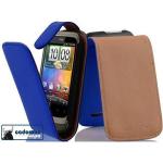 Blaue HTC Cases Art: Flip Cases aus Kunstleder 