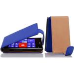 Blaue Nokia Lumia 925 Cases Art: Flip Cases aus Kunstleder 