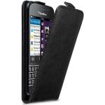 Schwarze BlackBerry Q10 Hüllen Art: Flip Cases aus Kunstleder 