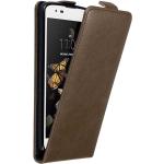 Braune LG K8 Cases Art: Flip Cases aus Kunstleder 