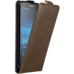 Braune Nokia Lumia 950 Cases Art: Flip Cases aus Kunstleder 