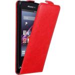 Rote Sony Xperia Z1 Compact Cases Art: Flip Cases aus Silikon 